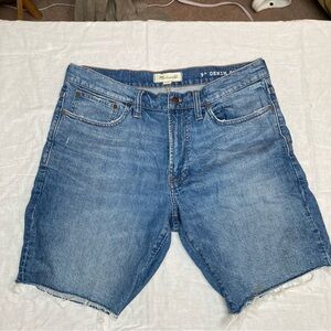 Madewell Classic Blue Jean Shorts